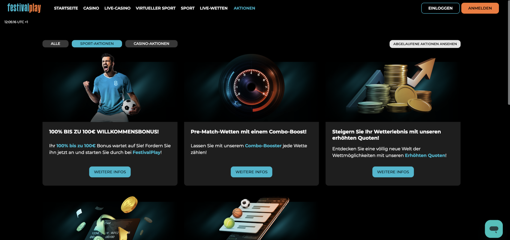 Festivalplay Bonus Aktionen